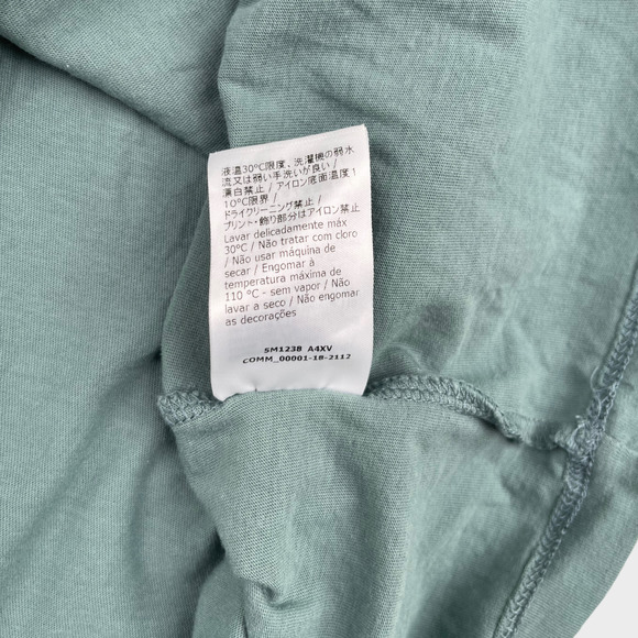 Patrizia Pepe Short Sleeve Blue Green Pocket Logo T Shirt Women's Size XL - Picture 11 of 12